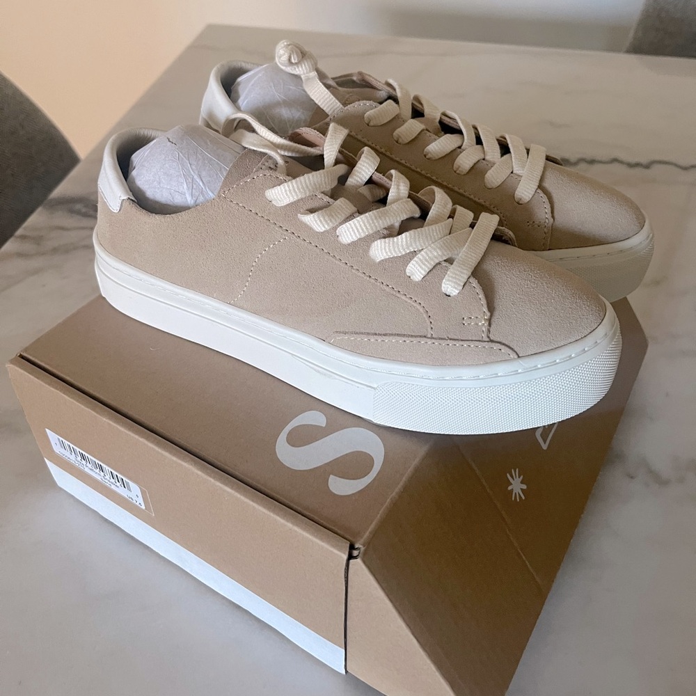 Ibiza Platform Soludos Sneaker Sand Tan